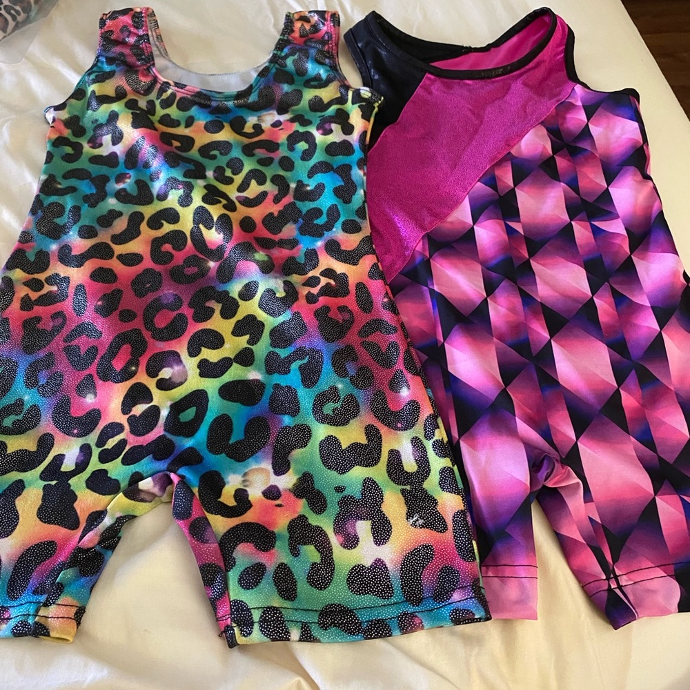Bundle of 2 child’s gymnastics leotards.